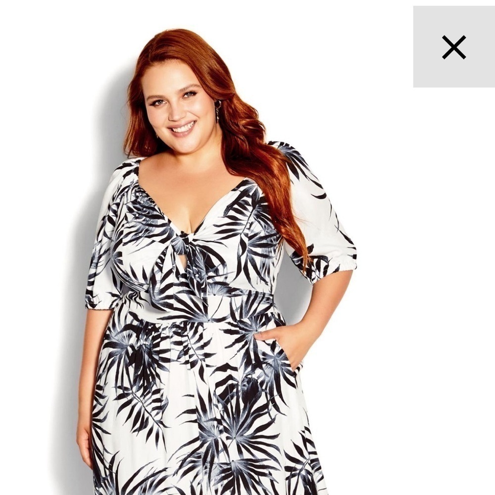 Phi Phi Knot Maxi Dress - Ivory 18W